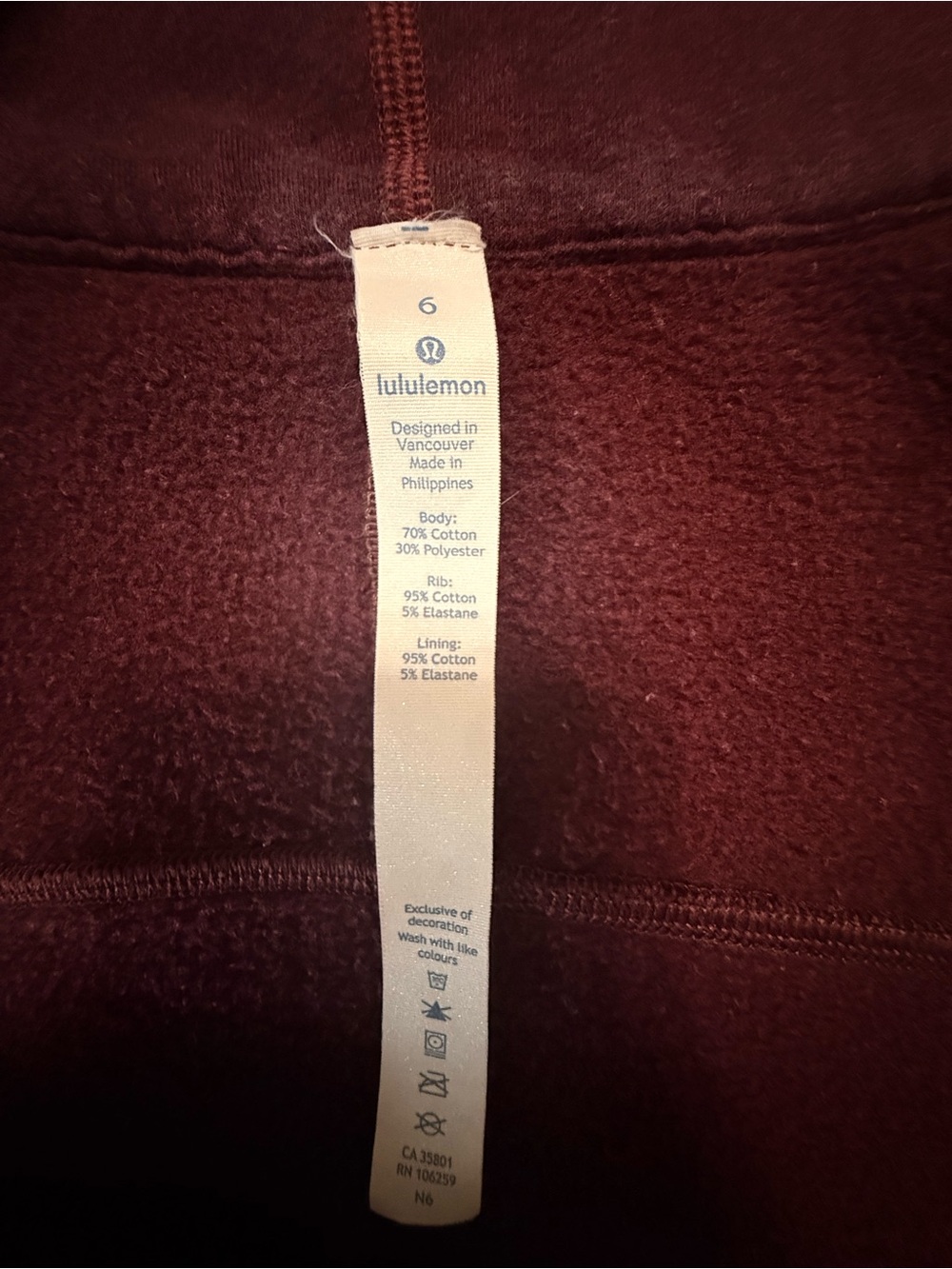 lululemon athletica Plum Scuba Zip Up Hoodie - Picture 11 of 13
